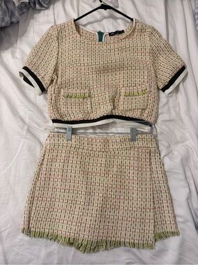 Zara Pastel Twead Set